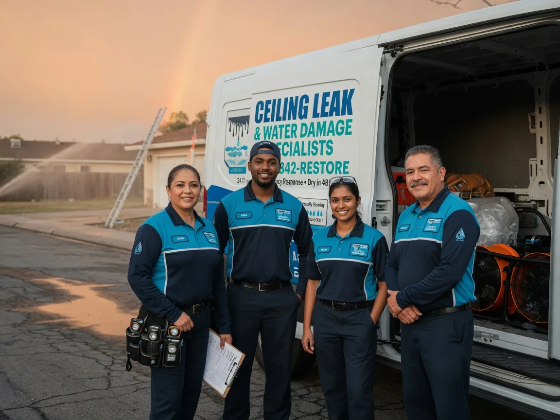 Ceiling Leak Cleanup company in Fiatt, IL