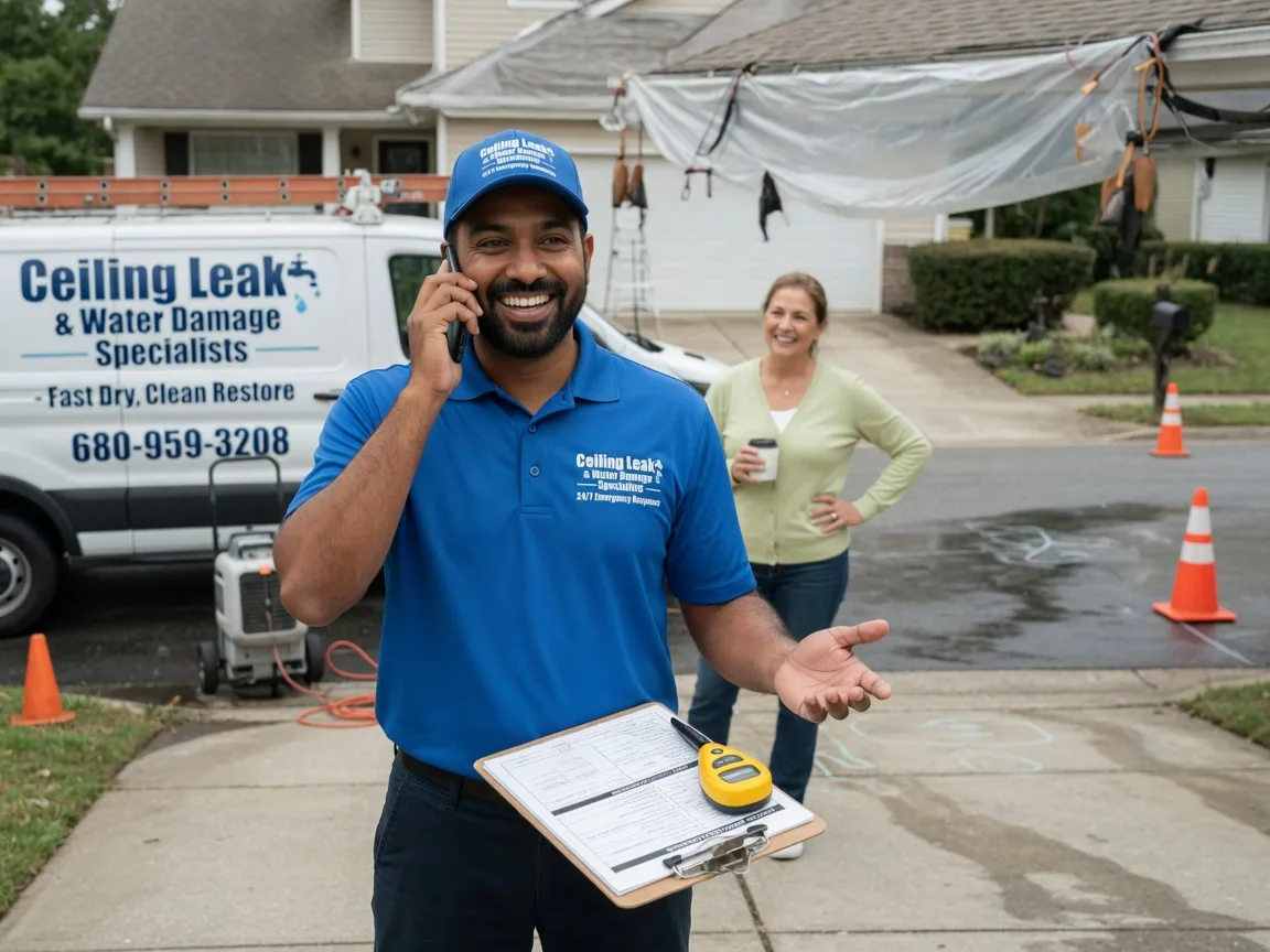 Ceiling Leak Cleanup Fiatt, IL FAQs